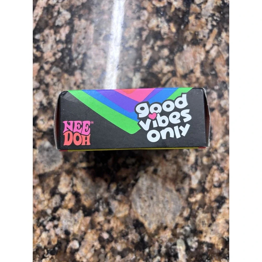 Nee Doh Good Vibes Only Heart Squishy Sensory Squeeze Toy You are Enough Needoh